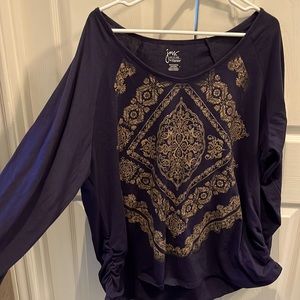 4x glittery woman’s top